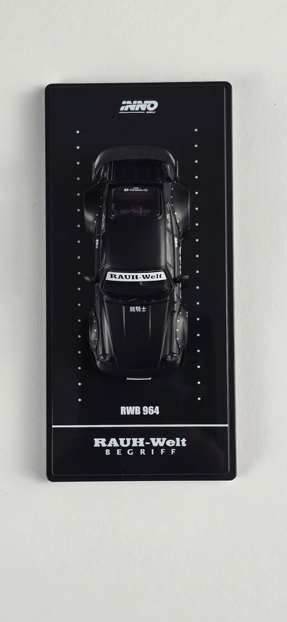 INNO64 Porsche 911 RWB 964 Black Matt 1:64