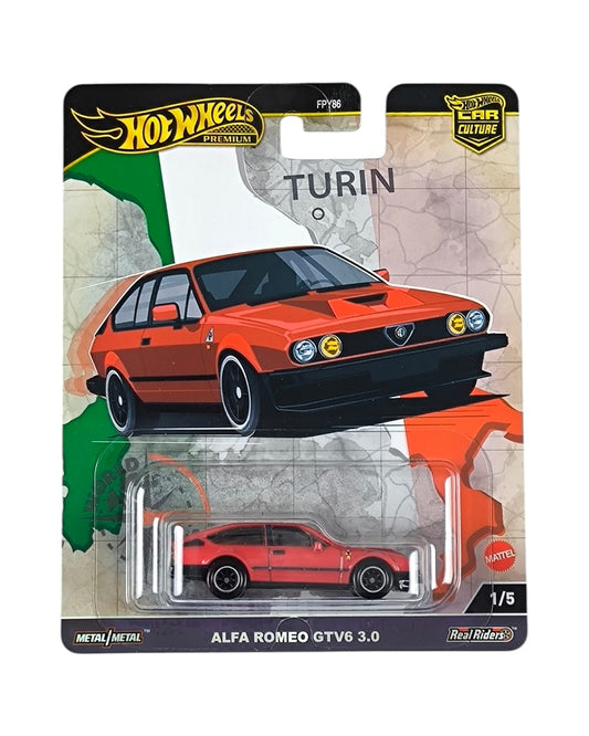 Hot Wheels Premium Alfa Romeo GTV6 3.0 – Car Culture World Tour 1:64