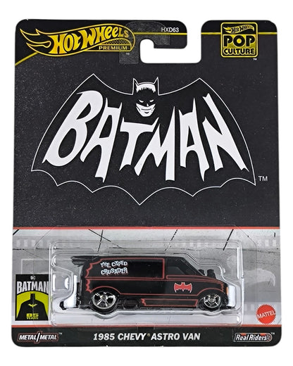 Hot Wheels Premium 1985 Chevy Astro Van – Batman Pop Culture 1:64