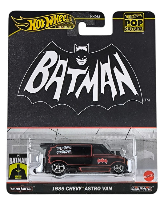 Hot Wheels Premium 1985 Chevy Astro Van – Batman Pop Culture 1:64