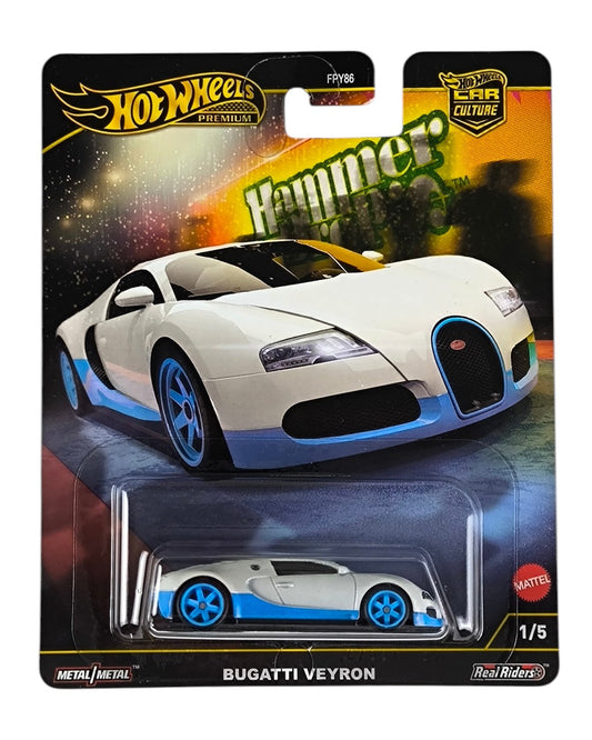 Hot Wheels Premium Bugatti Veyron – Car Culture Hammer Drop 1:64
