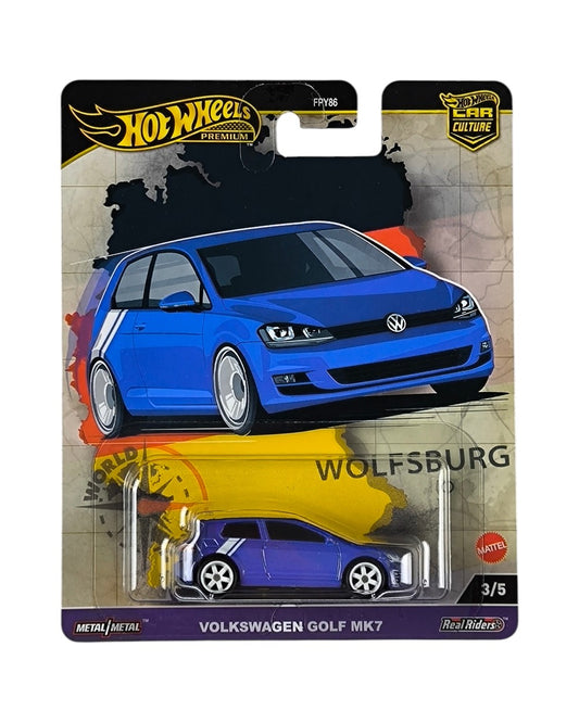 Hot Wheels Premium Volkswagen Golf MK7 – Car Culture World Tour 1:64