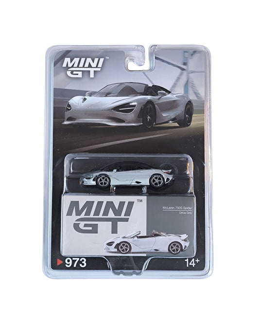 MINI GT McLaren 750S Spider Cirrus Grey 1:64