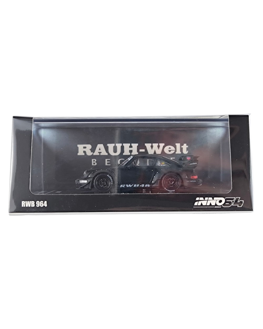 INNO64 Porsche 911 RWB 964 Black Matt 1:64