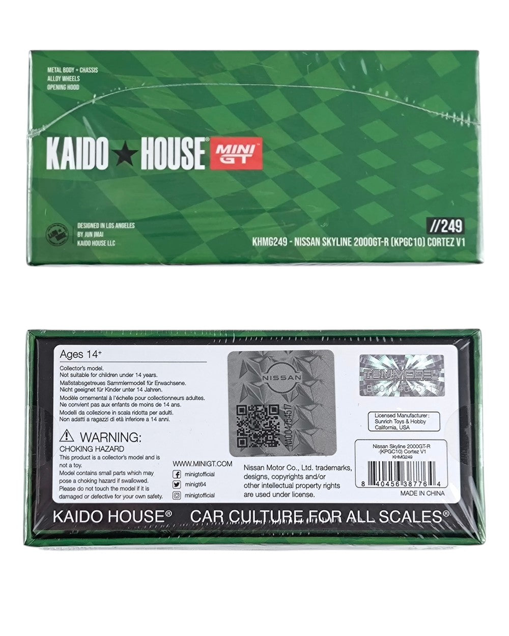Kaido House x MINI GT Nissan Skyline 2000GT-R (KPGC10) Cortez V1 1:64