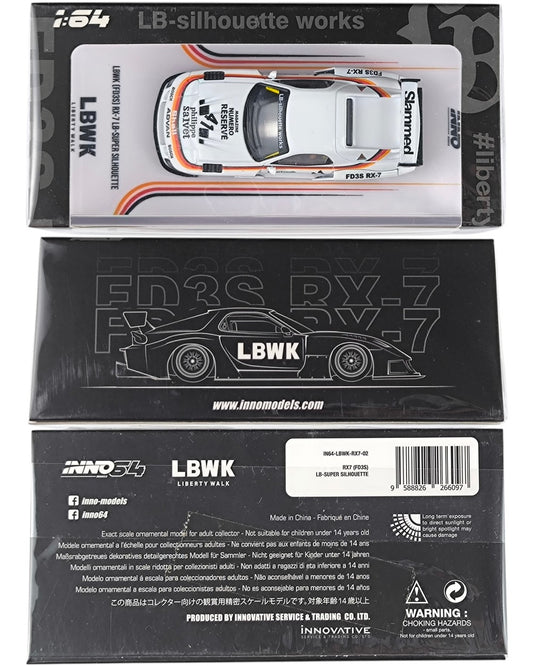 INNO64 Mazda RX-7 (FD3S) LB-Super Silhouette #41 1:64