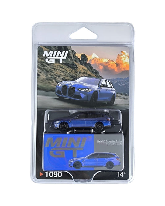MINI GT BMW M3 Competition Touring – Portimao Blue Metallic 1:64