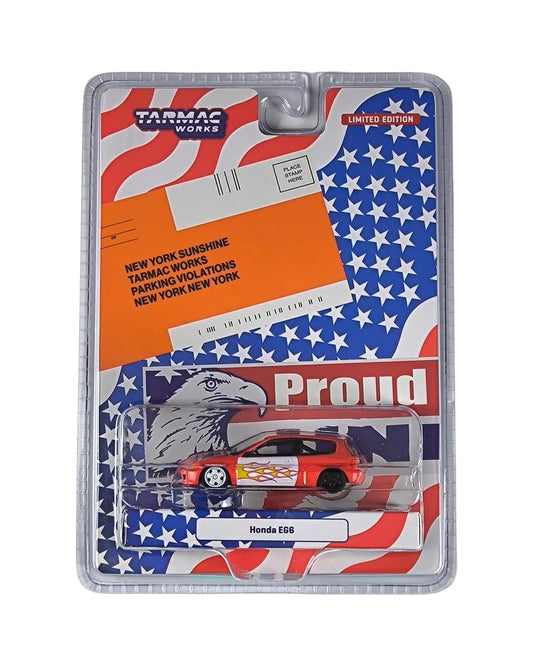 Tarmac Works Honda EG6 New York Sunshine – Limited Edition 1:64