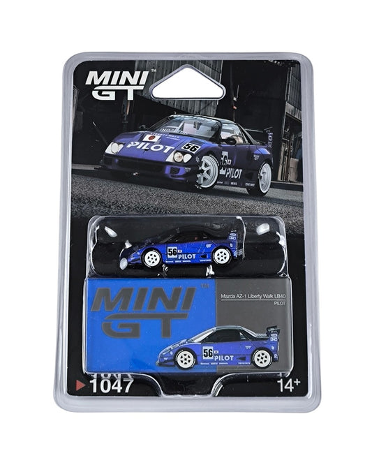MINI GT Mazda AZ-1 Liberty Walk LB40 PILOT 1:64