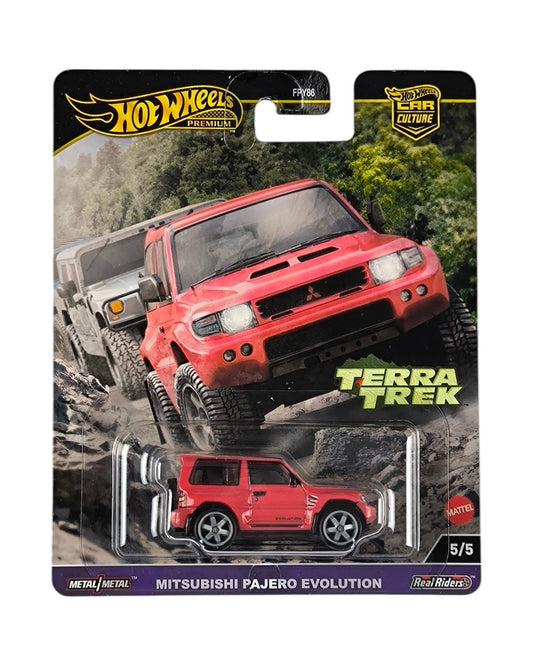 Hot Wheels Premium Mitsubishi Pajero Evolution – Car Culture Terra Trek 1:64