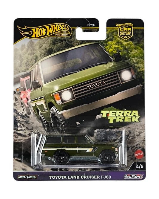 Hot Wheels Premium Toyota Land Cruiser FJ60 – Car Culture Terra Trek 1:64