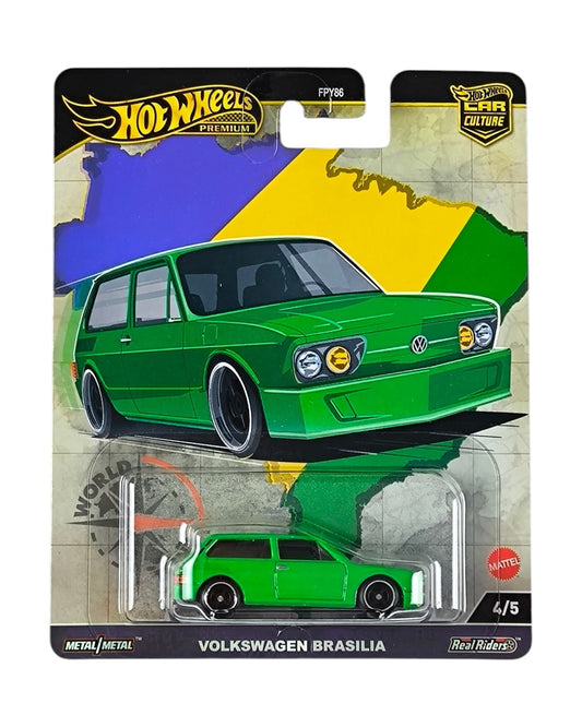 Hot Wheels Premium Volkswagen Brasilia – Car Culture World Tour 1:64