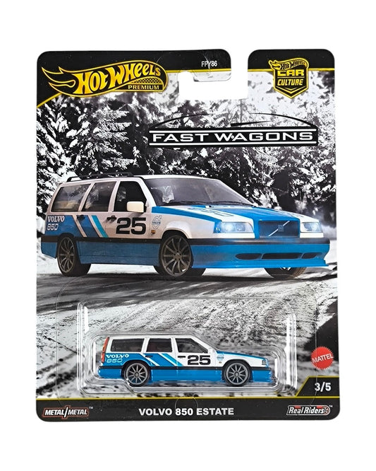 Hot Wheels Premium Volvo 850 Estate – Car Culture Fast Wagons 1:64