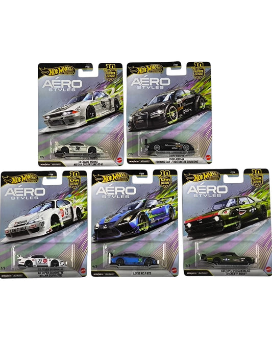 Hot Wheels Premium Car Culture Aero Styles – 5er Set 1:64