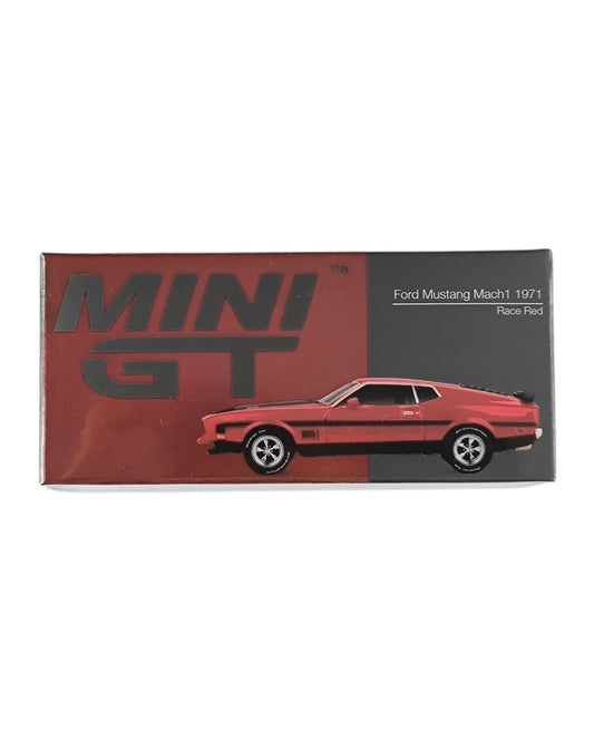 MINI GT Ford Mustang Mach 1 1971 – Race Red LHD 1:64