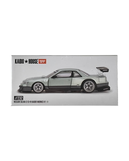 Kaido House x MINI GT Nissan Silvia S13-R Kaido Works V1 1:64