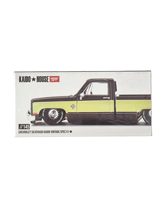 Kaido House x MINI GT Chevrolet Silverado Kaido Vintage Spec V1 1:64
