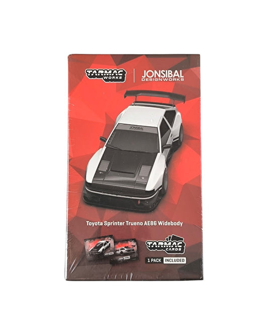 Tarmac Works Toyota Sprinter Trueno AE86 Widebody – JONSIBAL Designworks 1:64