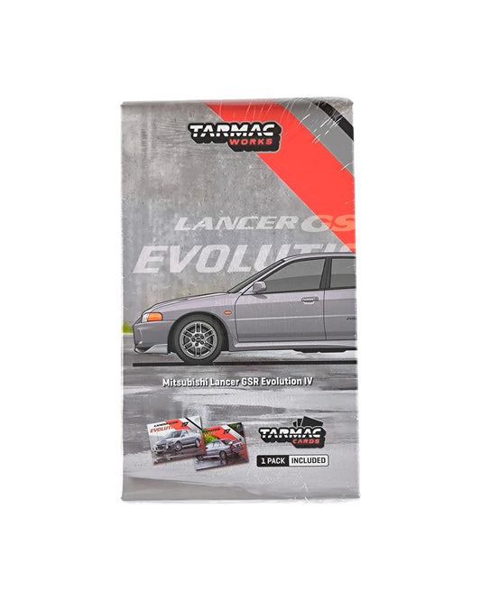 Tarmac Works Mitsubishi Lancer GSR Evolution IV – Silver 1:64