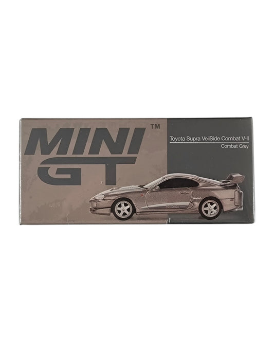 MINI GT Toyota Supra VeilSide Combat V-II – Combat Grey 1:64